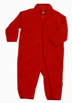 Celavi Baby Fleece-Overall Rot