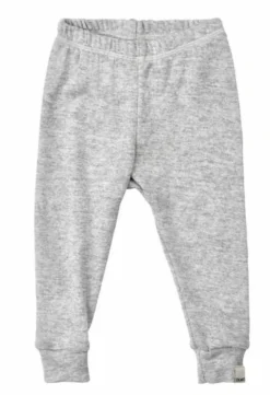 Celavi Leggings Hellgrau Melange Wolle Unterhose