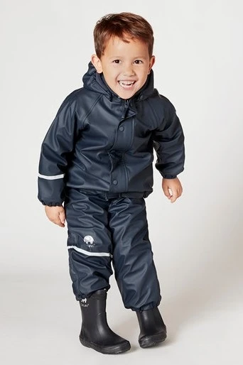 CeLaVi Thermo Regenanzug Navy 2Teile Gefüttert 2 CeLaVi Thermo Regenanzug Navy 2Teile Gefüttert – Bild 2