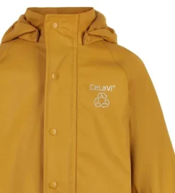 Celavi Thermo Matschanzug KØLIG Regenoverall Mit Fleecefutter -Babyprodukte Geschäft celavi matschanzug uni mais 3 1280x1280