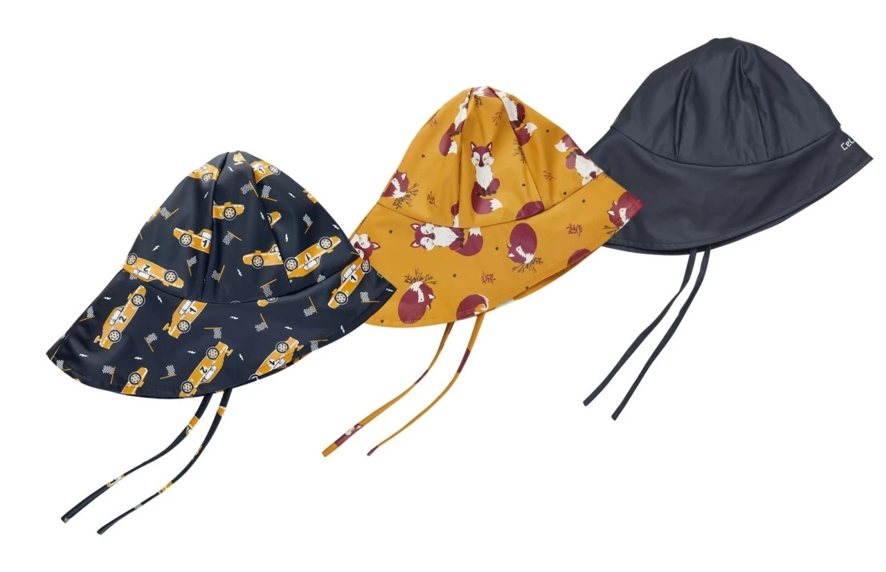 Celavi Kinder Regenhut Mit Fleecefutter Südwester Wasserdicht 2 Celavi Kinder Regenhut Mit Fleecefutter Südwester Wasserdicht – Bild 2