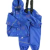 CeLaVi Baby Regenanzug Zweiteiler Blau Mit Bunten Elefanten