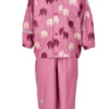CeLaVi Mädchen Regenanzug Chateau Rose Elephants Set Regenhose + Regenjacke