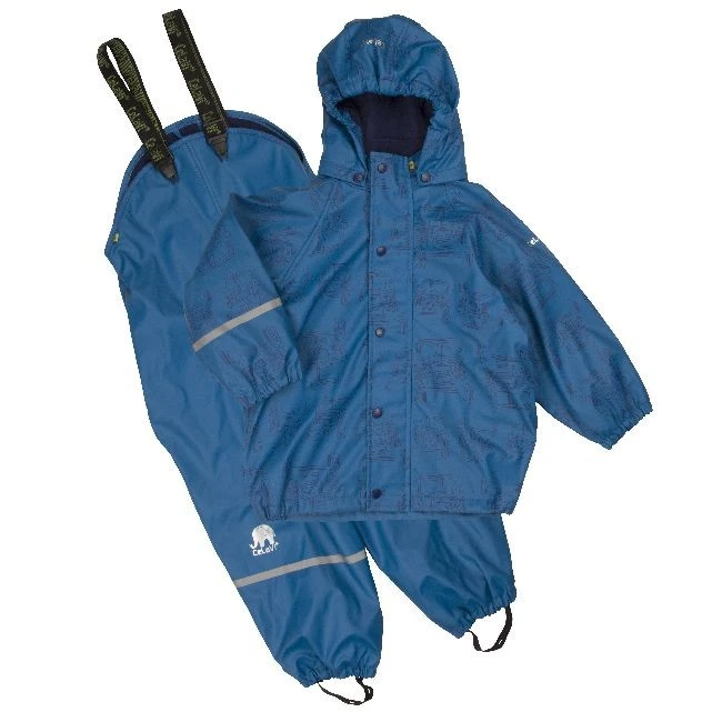 CeLaVi Thermo Regenset Zweiteiler Mit Fleecefutter Mykonos Blue LKW 2 CeLaVi Thermo Regenset Zweiteiler Mit Fleecefutter Mykonos Blue LKW – Bild 2