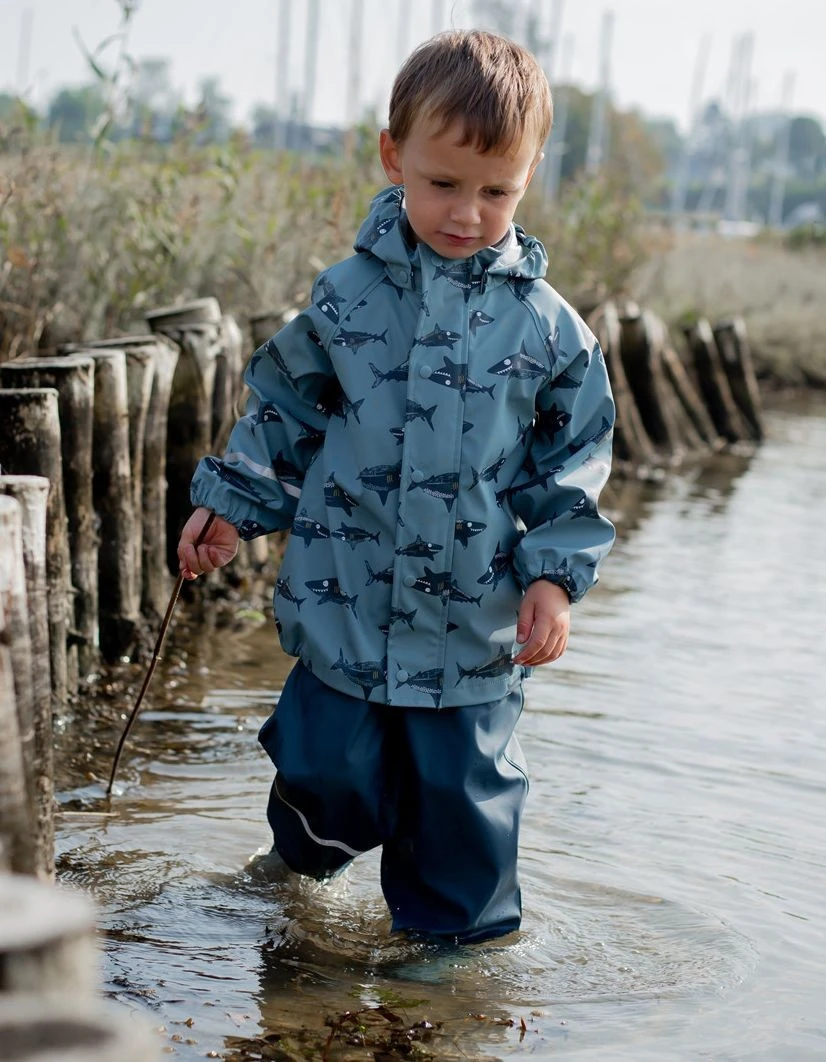 CeLaVi Regenset HAI Smoke Blue Zweiteiler 2 CeLaVi Regenset HAI Smoke Blue Zweiteiler – Bild 2