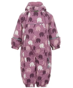 Celavi Mädchen Schneeoverall Smoky Rosa Elefanten