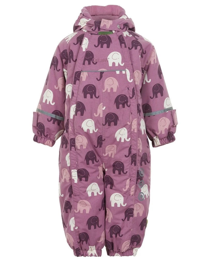 Celavi Mädchen Schneeoverall Smoky Rosa Elefanten 1 Celavi Mädchen Schneeoverall Smoky Rosa Elefanten