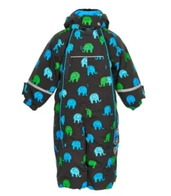 Celavi Schneeanzug Skianzug Elephants Türkis / Grey Black