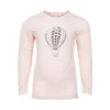 Celavi Wollshirt Apricot-rosa Mit Ballon Unterhemd Merino Schurwolle