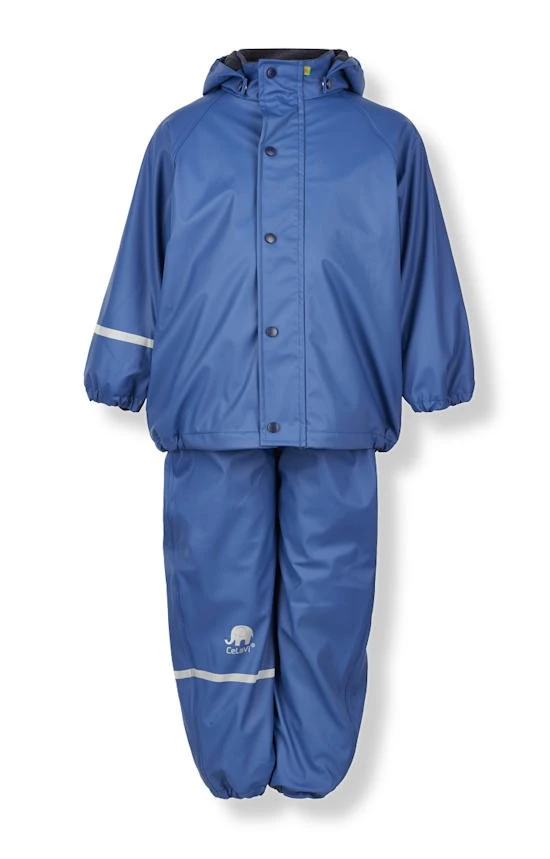 CeLaVi Thermo Regenhose + Regenjacke Kombi Winter Regenanzug Uni True Blue 1 CeLaVi Thermo Regenhose + Regenjacke Kombi Winter Regenanzug Uni True Blue