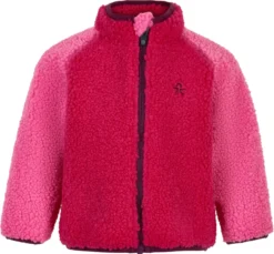 Color Kids Warme Fleecejacke Pink Teddyfleece