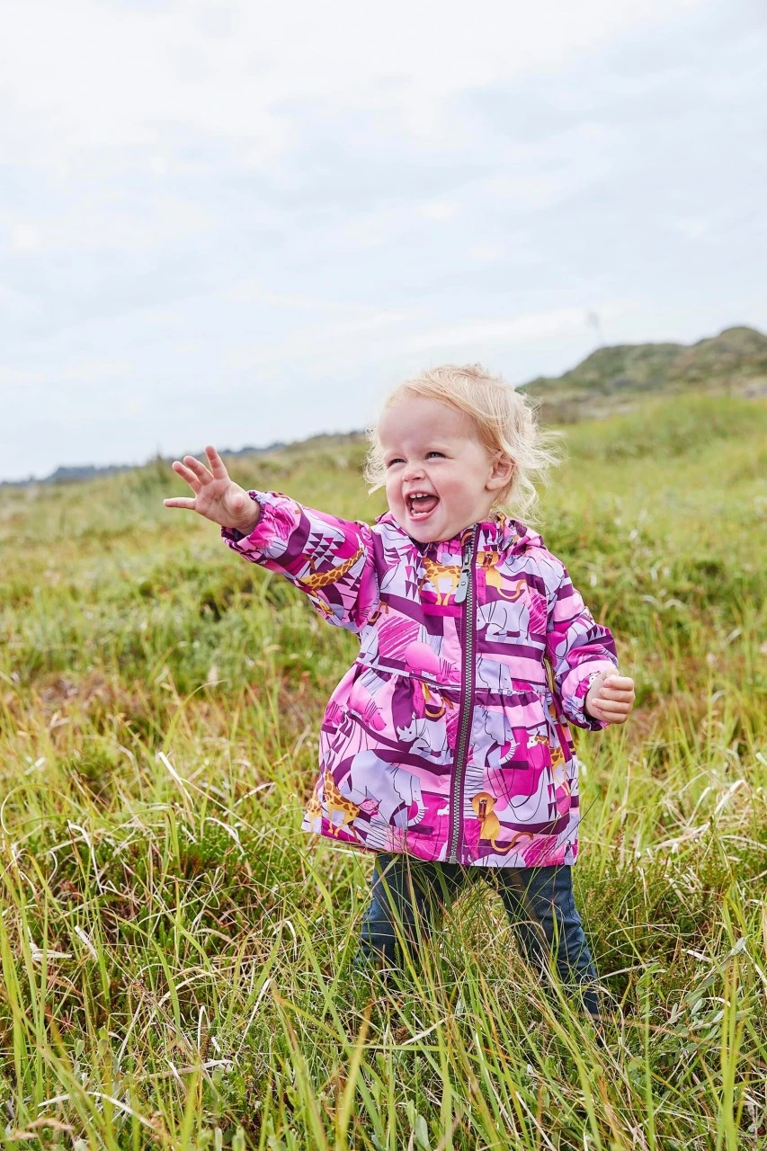Color Kids Mädchen Regenjacke Zootiere Purple/pink 3 Color Kids Mädchen Regenjacke Zootiere Purple/pink – Bild 3