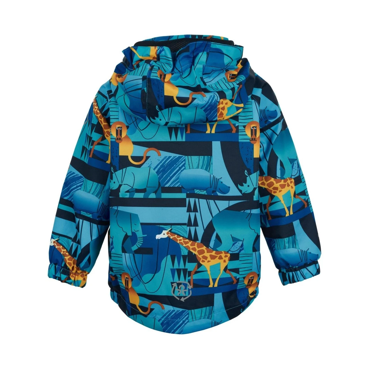 Color Kids Kinder Regenjacke Zootiere Blau 2 Color Kids Kinder Regenjacke Zootiere Blau – Bild 2