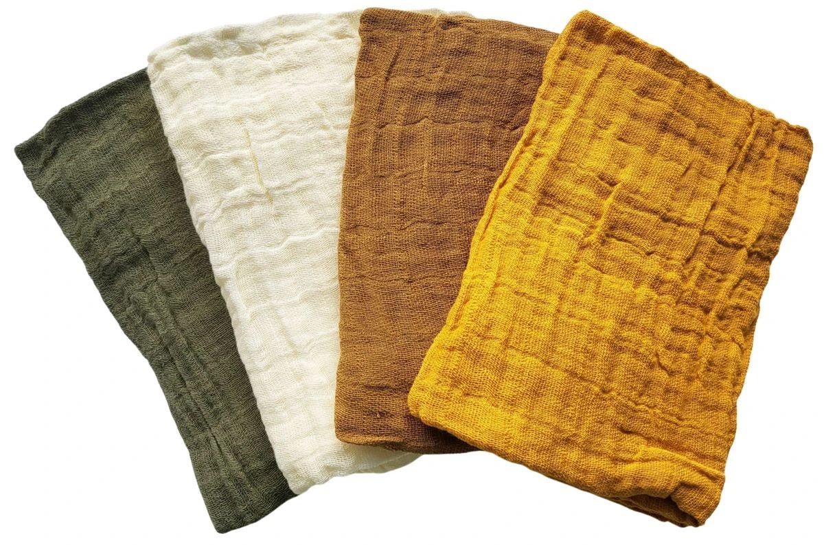 Pippi Babywear Mulltücher Cornfield 4er Pack Organic 2 Pippi Babywear Mulltücher Cornfield 4er Pack Organic – Bild 2