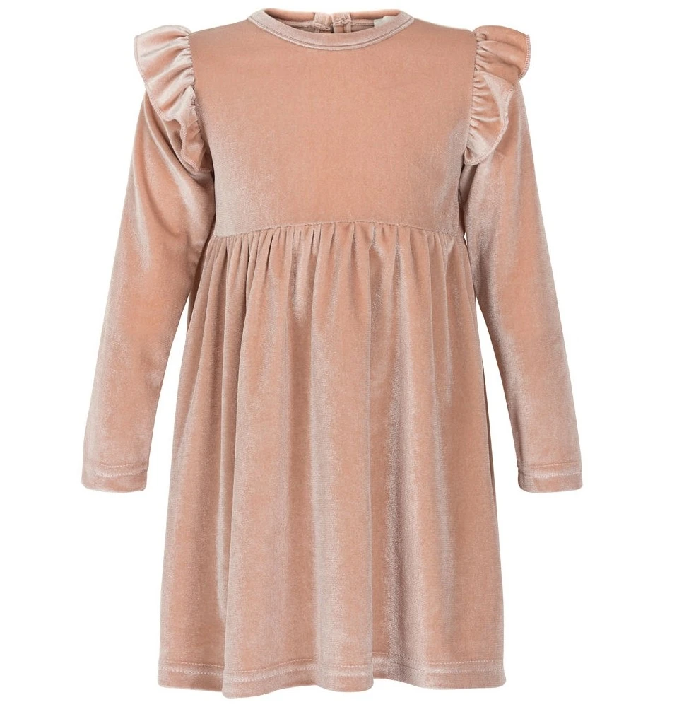 Creamie Mädchen Samtkleid Smoky Rose 2 Creamie Mädchen Samtkleid Smoky Rose – Bild 2