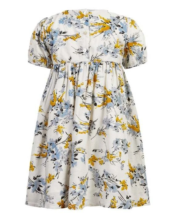 Creamie Kleidchen Cremeweiß Flowers 3 Creamie Kleidchen Cremeweiß Flowers – Bild 3