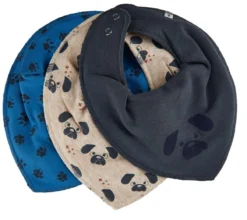Pippi Baby Halstücher Dogs 3er Pack
