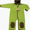 Ducksday Fleeceanzug Fleeceoverall Lime/brown
