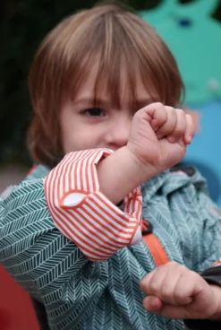 Ducksday Regenanzug Manu Graugrün Regenoverall -Babyprodukte Geschäft ducksday manu 3 1280x1280