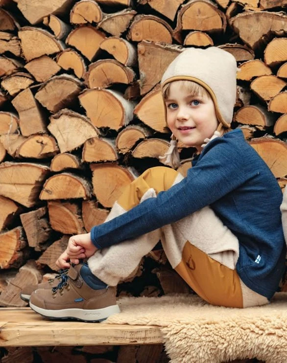 Finkid RETKI WOOL Navy/nautic Kinder Wollfleecehose 2 Finkid RETKI WOOL Navy/nautic Kinder Wollfleecehose – Bild 2