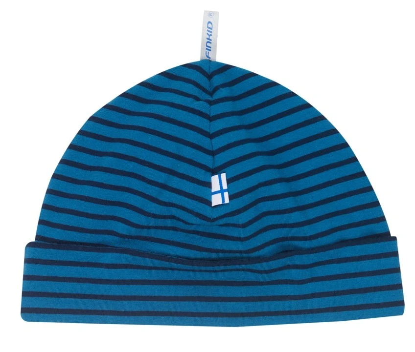 Finkid HITTI Jerseymütze Geringelt Baumwollmütze 4 Finkid HITTI Jerseymütze Geringelt Baumwollmütze – Bild 4