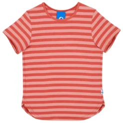Finkid Maalari Blockstreifen T-Shirt Chili / Peach