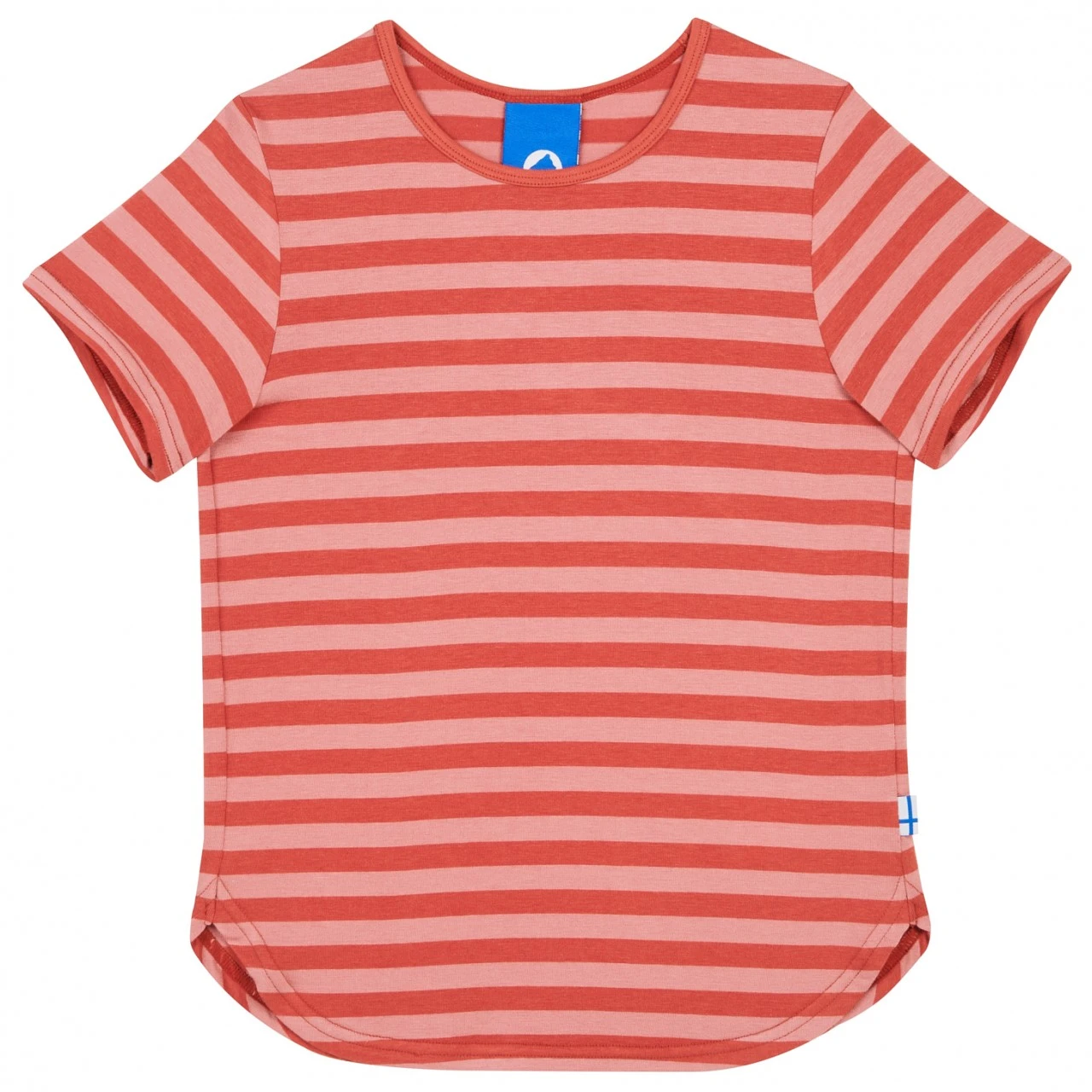 Finkid Maalari Blockstreifen T-Shirt Chili / Peach 1 Finkid Maalari Blockstreifen T-Shirt Chili / Peach