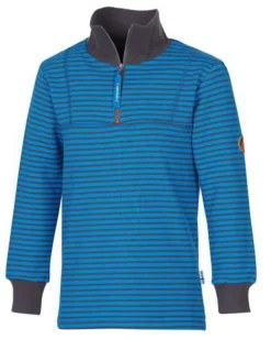 Finkid MASI Langarmshirt Ringeltroyer Geringelt Sky/elephant