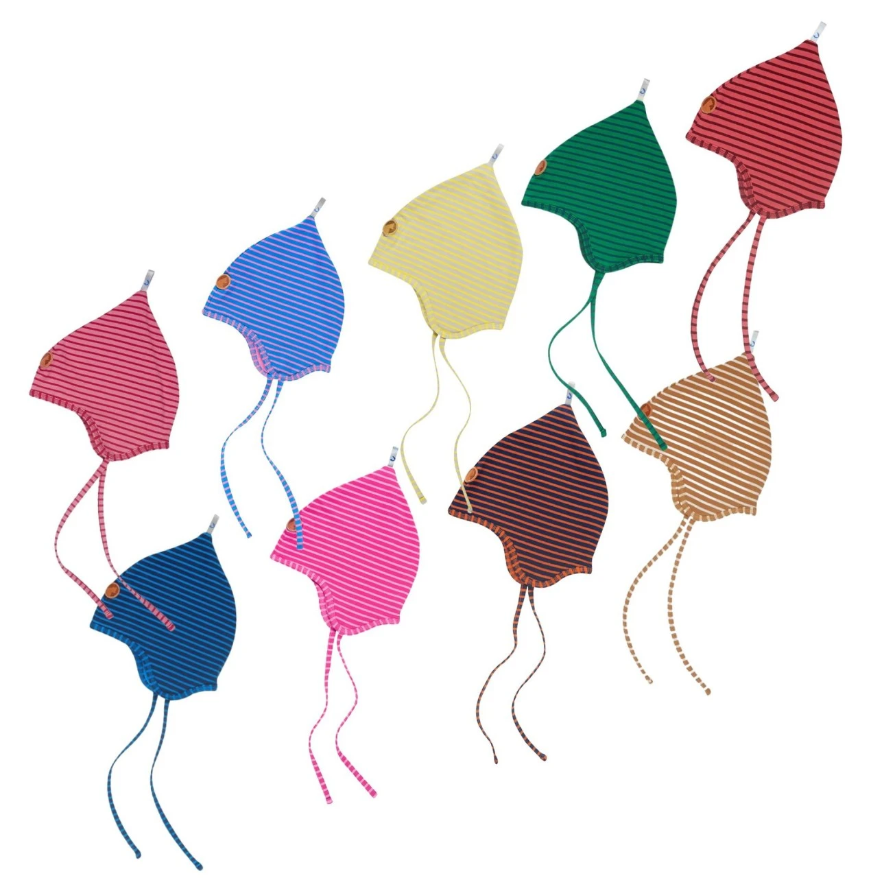 Finkid Popi Baumwollmütze Zum Binden 2 Finkid Popi Baumwollmütze Zum Binden – Bild 2