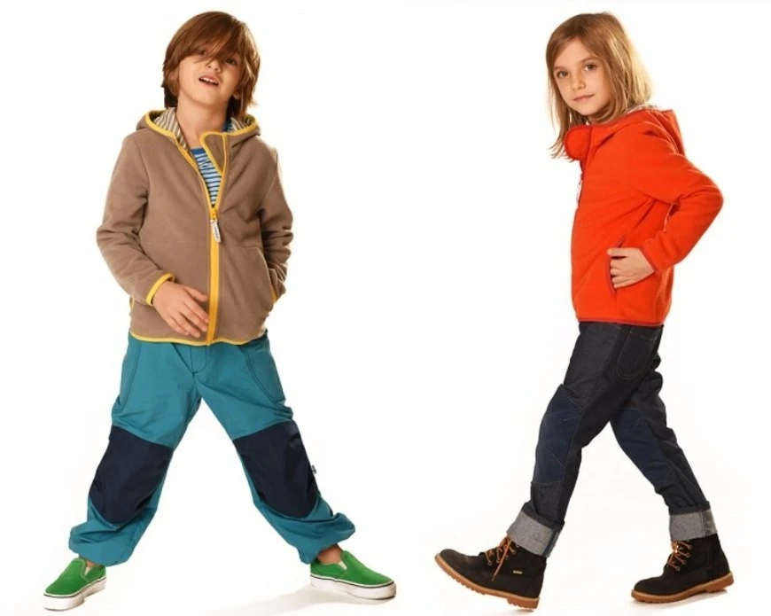 Finkid Paukku Essential Navy/denim Fleecejacke Zip In Jacke 2 Finkid Paukku Essential Navy/denim Fleecejacke Zip In Jacke – Bild 2