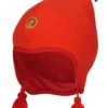 Finkid Pipo Fire/red Winter Fleecemütze Mit Baumwollfutter