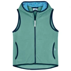 Finkid POPPELI Kinder Fleeceweste Trellis/navy