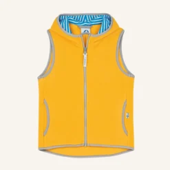 Finkid POPPELI Fleeceweste Yellow/storm