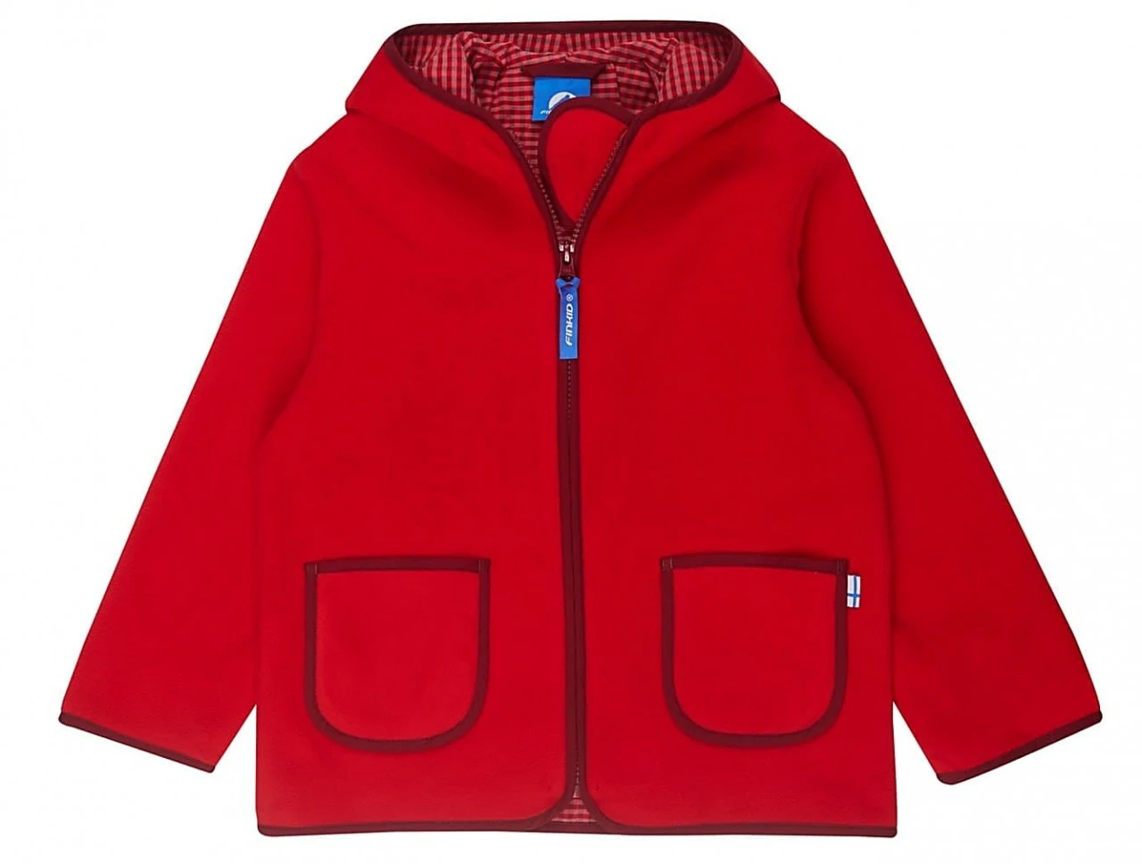 Finkid Tonttu Red/cabernet Mädchen Fleecejacke 1 Finkid Tonttu Red/cabernet Mädchen Fleecejacke