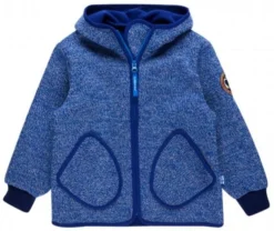 Finkid Tonttu Wind French Melange/ink Strick Softshelljacke