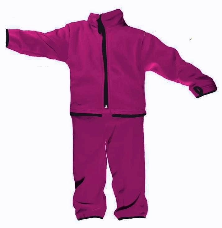 Wilma & Morris Kinder Fleeceanzug Zweiteiler Fleecejacke + Hose 2 Wilma & Morris Kinder Fleeceanzug Zweiteiler Fleecejacke + Hose – Bild 2