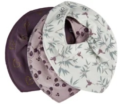 Pippi Baby Halstücher Kolibri + Panda 3er Pack