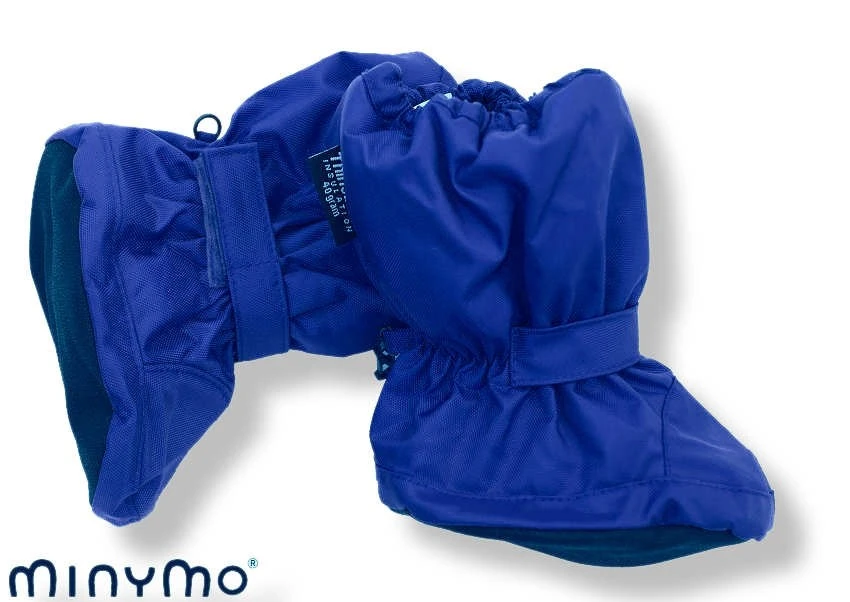 Minymo Nylon Thermo Booties - Gefütterte Stiefelchen Hit55 Limoges Blau 1 Minymo Nylon Thermo Booties - Gefütterte Stiefelchen Hit55 Limoges Blau