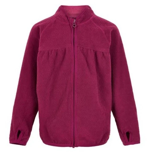 Minymo Fleecejacke Red Plum 1 Minymo Fleecejacke Red Plum