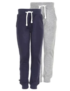 Minymo Jungen Jogginghose Navy/hellgrau Im 2er Pack Sweathose
