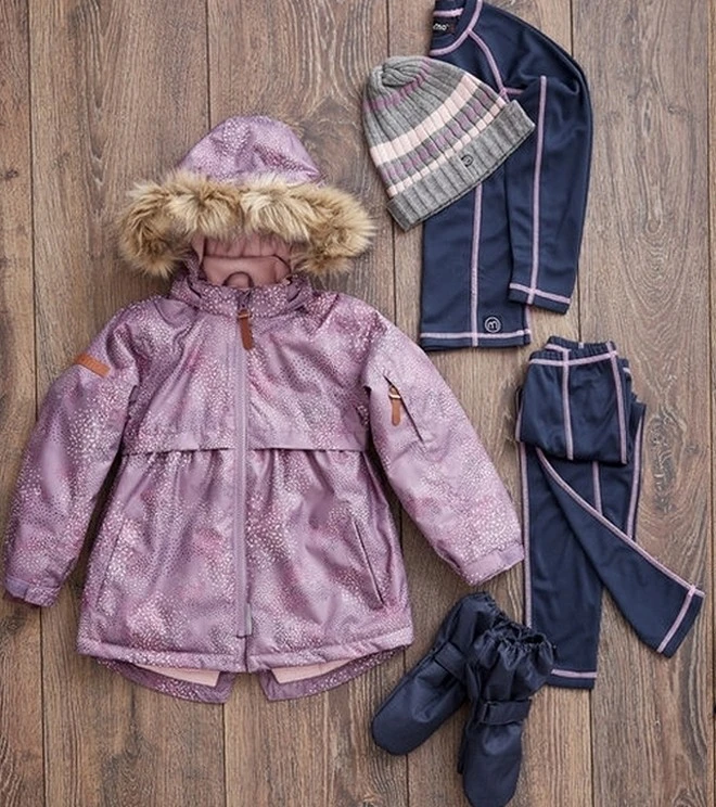 Minymo Mädchen Funktionsunterwäsche Le78 Navy/rosa 2 Minymo Mädchen Funktionsunterwäsche Le78 Navy/rosa – Bild 2