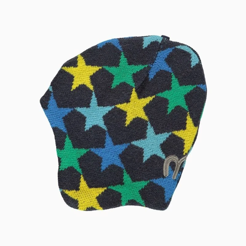 Minymo Wintermütze Strickmütze Grün Sterne Td49 1 Minymo Wintermütze Strickmütze Grün Sterne Td49