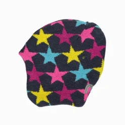 Minymo Wintermütze Strickmütze Pink Sterne Td49