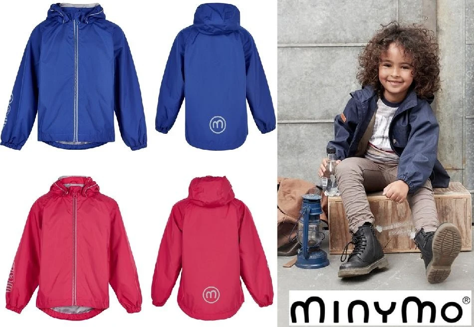 Minymo Kinder Regenjacke Mittelblau Jazz60 2 Minymo Kinder Regenjacke Mittelblau Jazz60 – Bild 2
