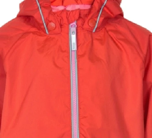 Minymo Mädchen Regenjacke Rot Atmungsaktiv 4 Minymo Mädchen Regenjacke Rot Atmungsaktiv – Bild 4