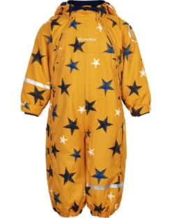Minymo Thermo Schneeanzug Yellow Star OXFORD Doppelzipper