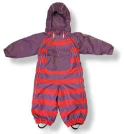 MINYMO Schneeanzug Overall Skianzug Atmungsaktiv Now13 Blockstreifen Grape Jam Violett