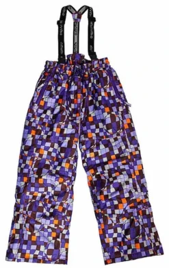 Minymo Hit08 Flame Mosaik Lila Thermo Skihose Schneehose Atmungsaktiv