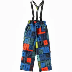 Minymo Now10 Buchstaben Blau Bunt Thermo Skihose Schneehose Atmungsaktiv