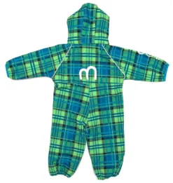 Minymo Softshellanzug Raven12 Karo Grün/blau Matschoverall -Babyprodukte Geschäft minymo softshell raven12 gruen 2 1280x1280